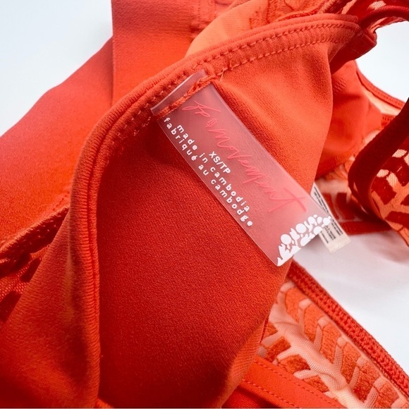FP Movement Desert Renegade Bra in Orange Color Size Small - Picture 7 of 7